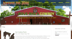 Desktop Screenshot of cowboysforjesus.com